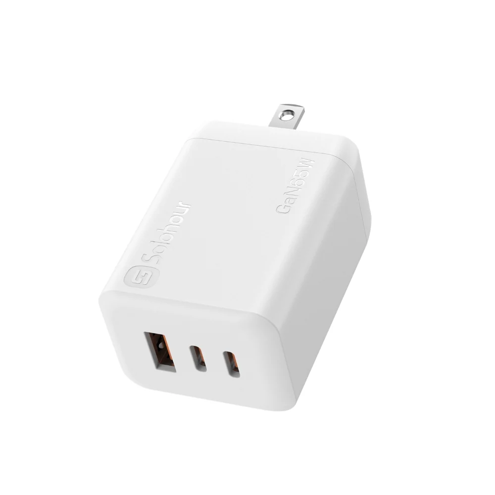Cargador Rápido GaN 65W con Cable USB-C a USB-C - Imagen 2
