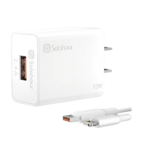 Kit de cargador rápido de 12 W con cable Lightning de 1m