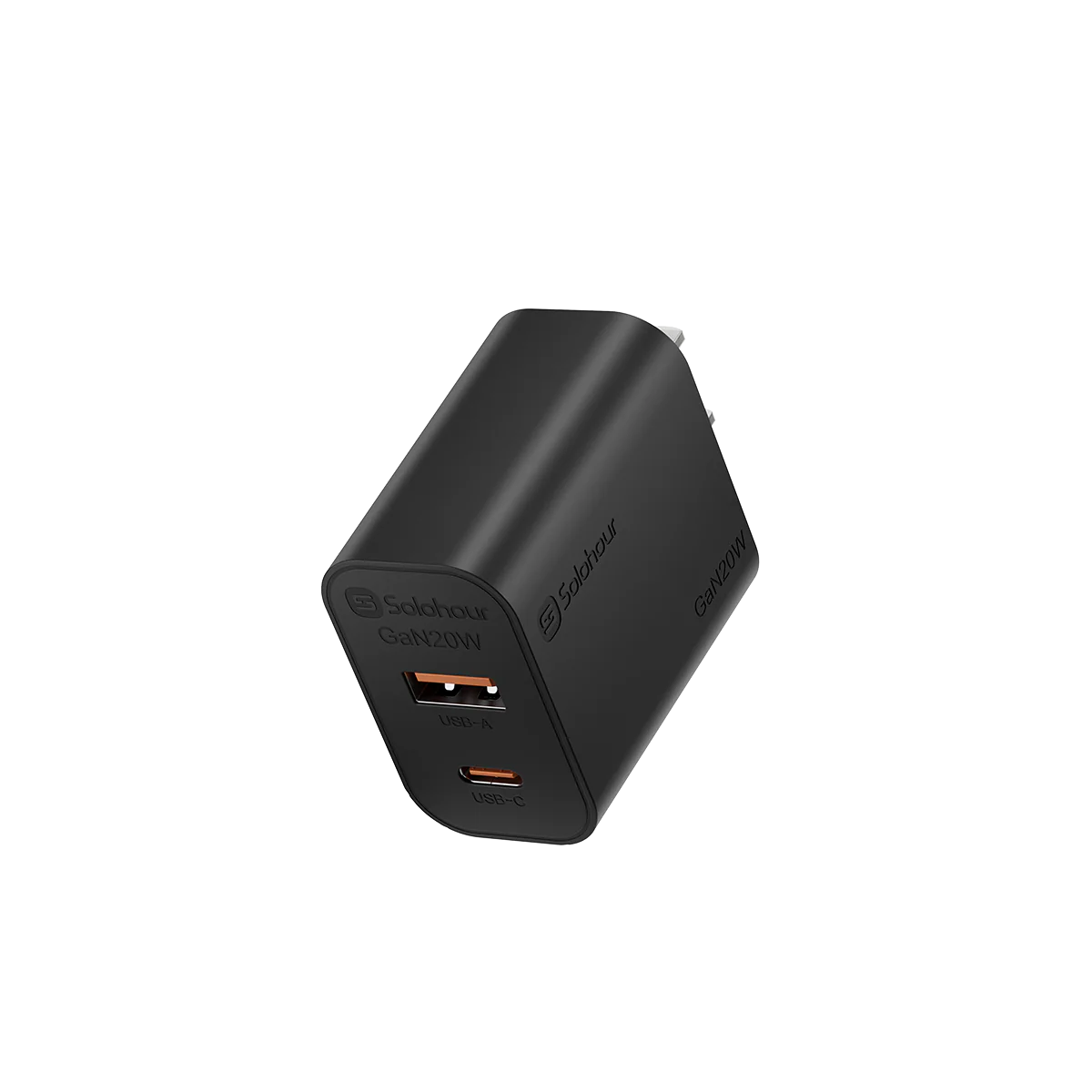 Cargador rápido GaN de 20 W (2 puertos | USB C + USB A) - Imagen 3