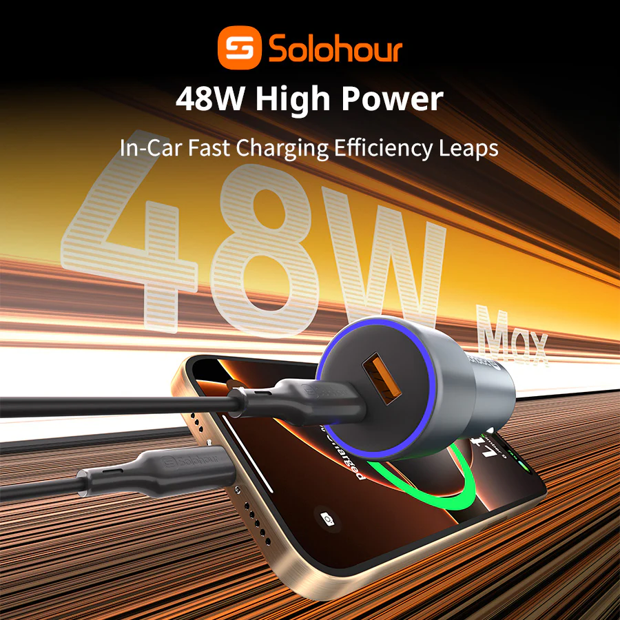 Cargador para Auto Solohour CAR1-ES - Imagen 2