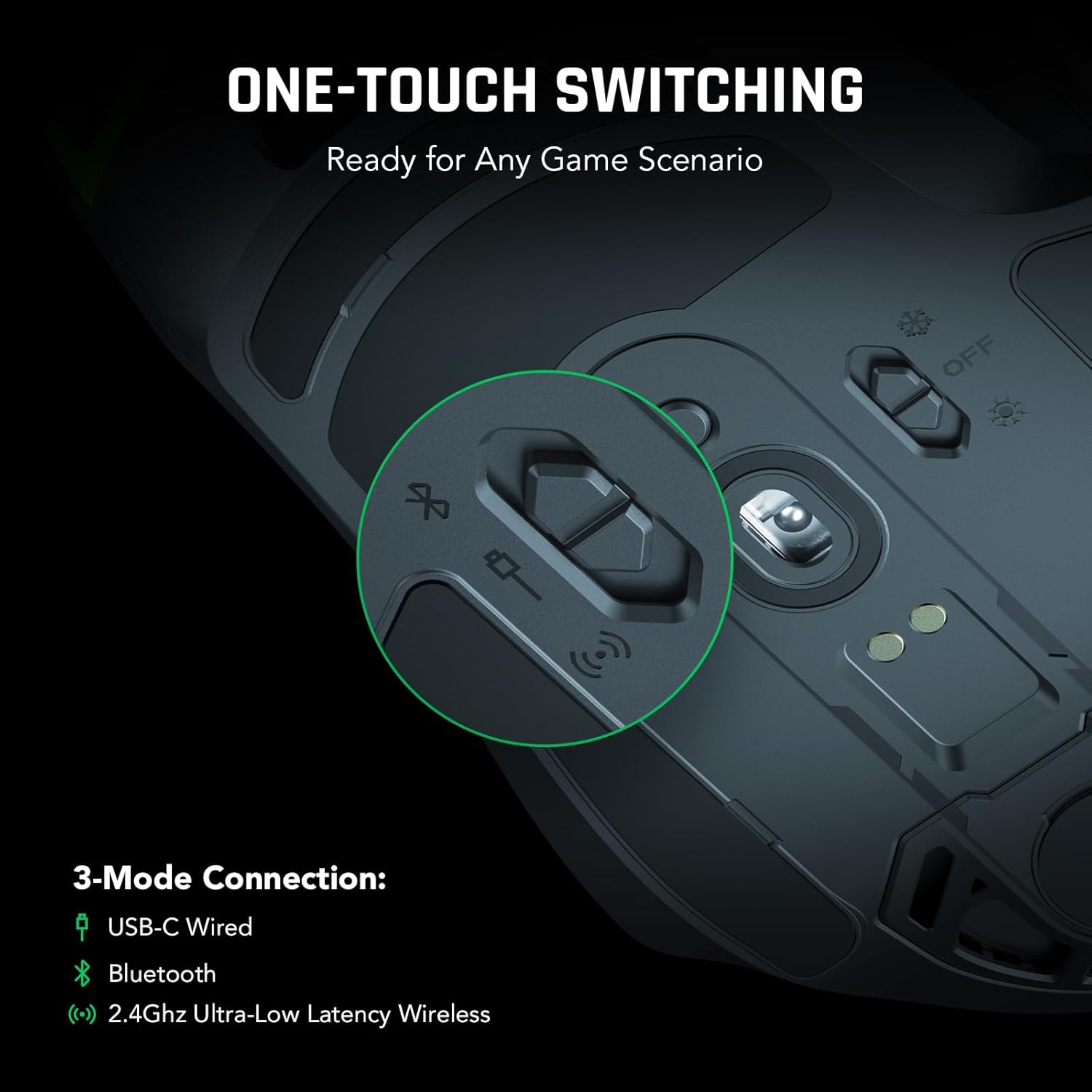Ratón Gaming Black Shark con Iluminación Fría y Cálida - Imagen 7