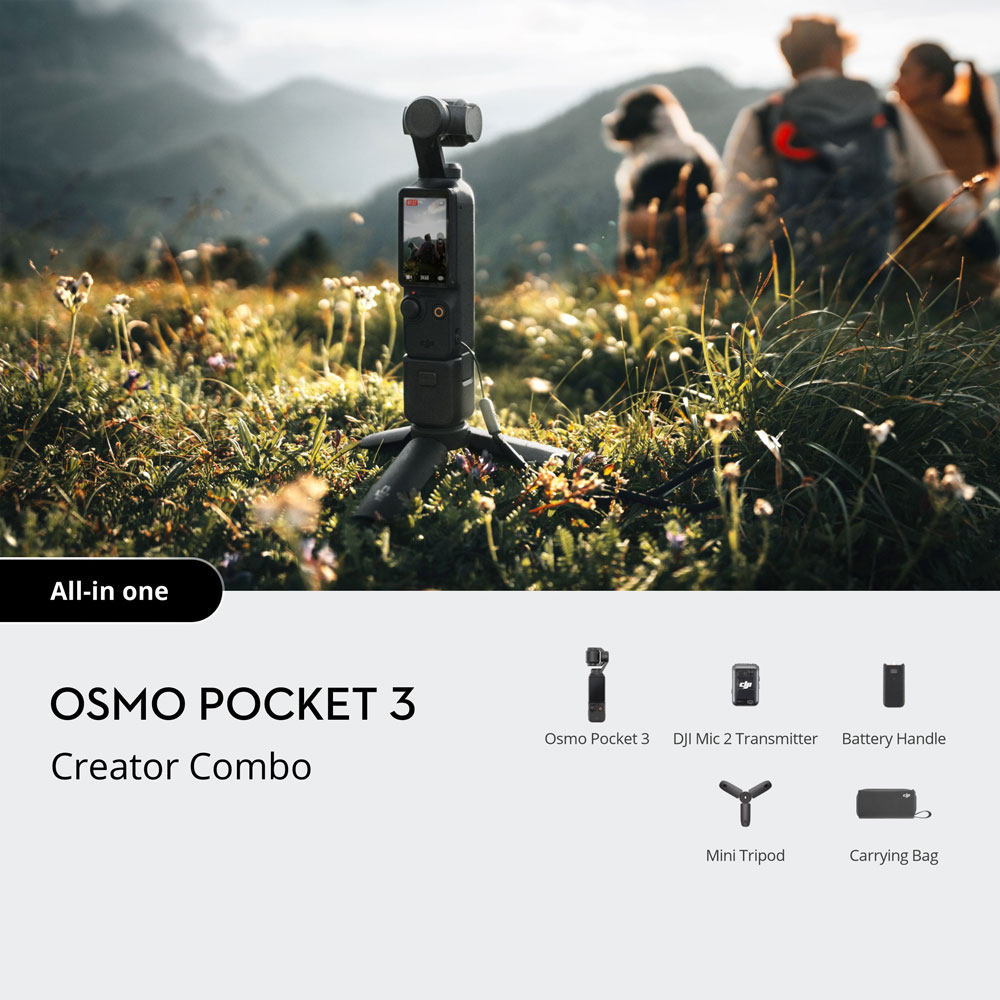 Cámara con Gimbal DJI Osmo Pocket 3 (Kit Completo con Transmisor Mic 2) - Imagen 7