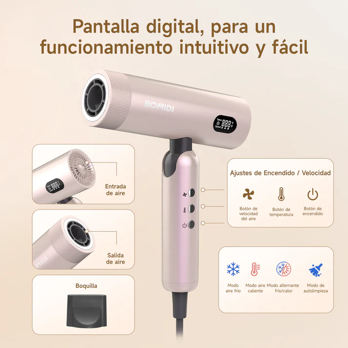 Secadora de Cabello Plegable Bomidi HD08 - Imagen 6
