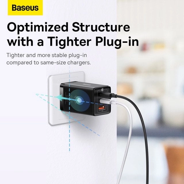Cargador Rápido Baseus GaN5 Pro 100W USB-C + USB - Imagen 5