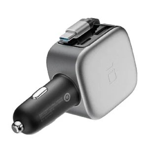Cargador para Auto CUKTECH N.º 10 Super Charge con Cable Retráctil