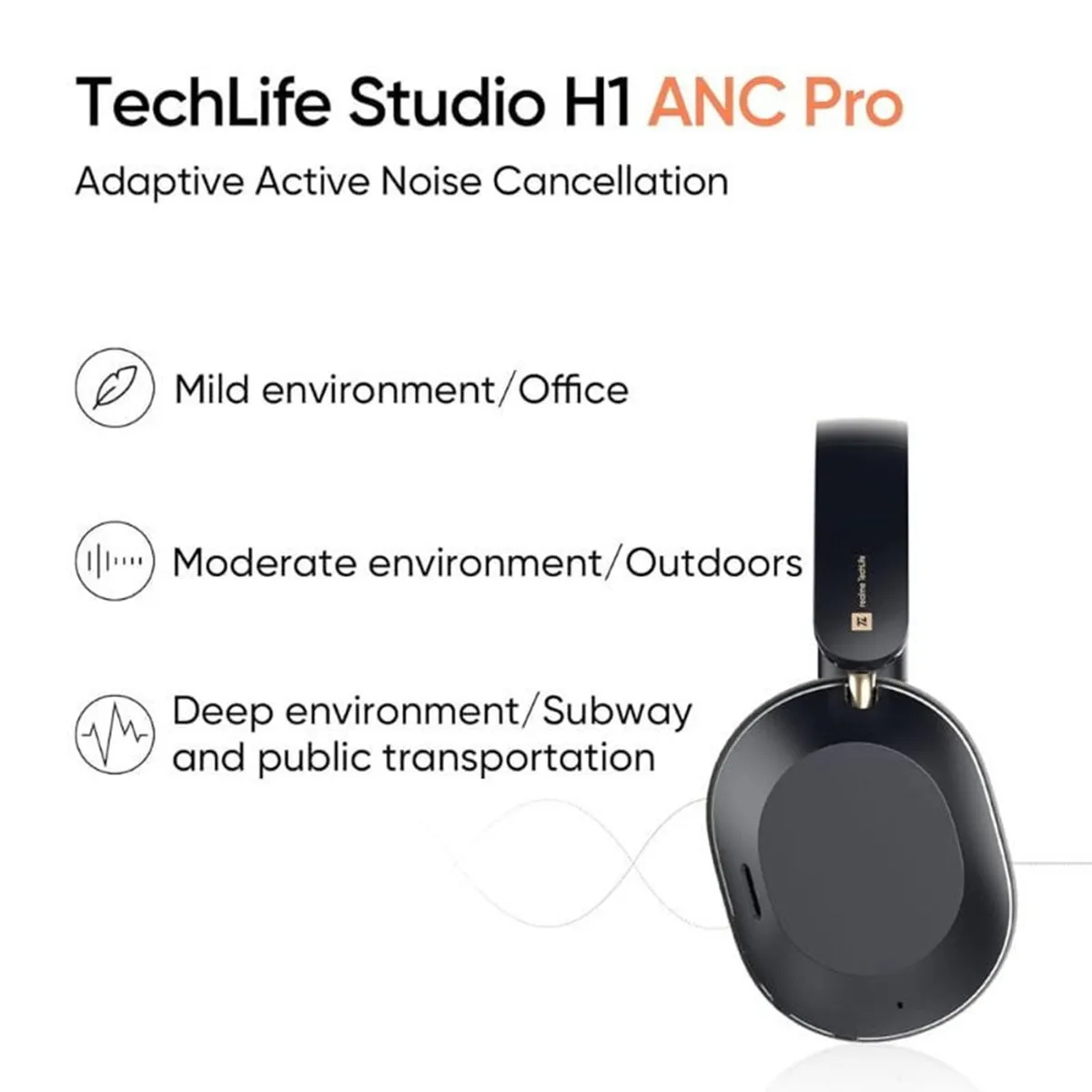Auriculares de Diadema Realme H1 - Imagen 6